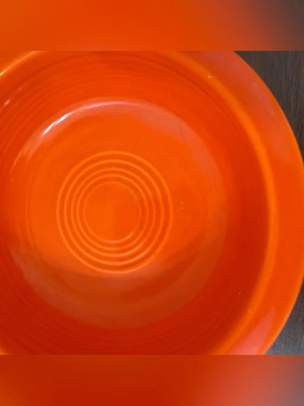 Vintage Fiesta HLC Orange Cereal Bowls Set of 2 Fiesta Ware USA 6” Bowl